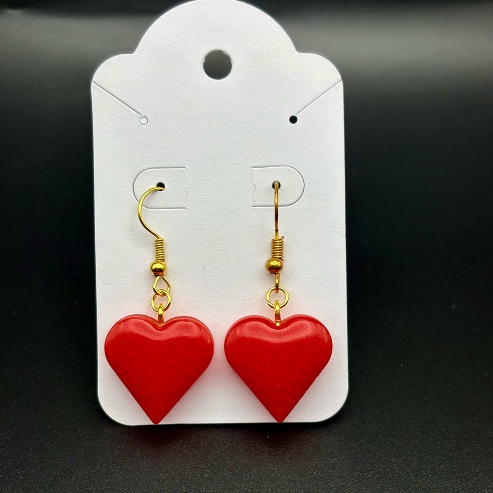 Heart-Drop Earrings